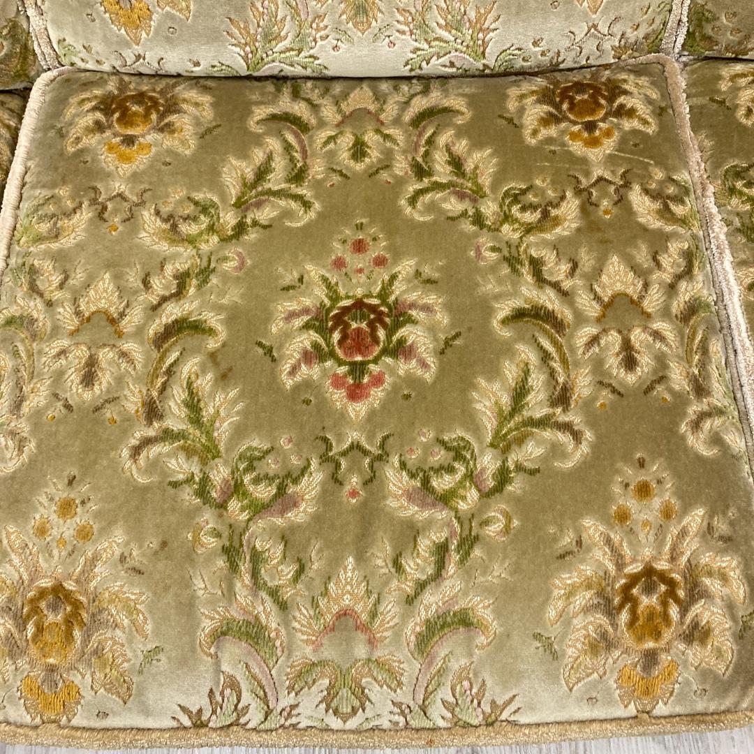 【オールドカリモク】金華山　３人掛けソファ　トリプルソファ　ヴィンテージ