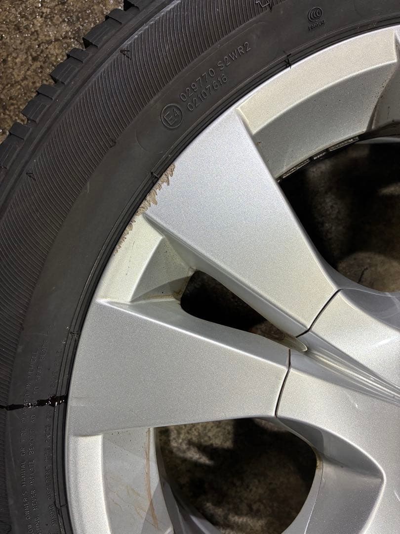 シトロエン C4 ピカソ 純正ホイール スタッドレス 215/50R17