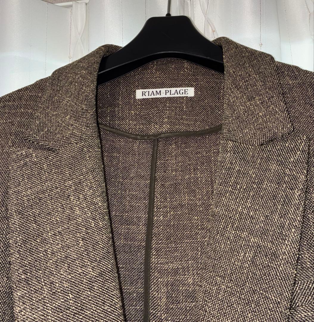 plage R’IAMミニツイードジャケット 38