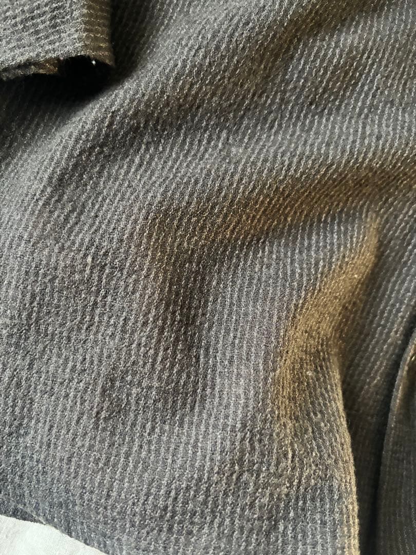 ババグーリ　2024冬　薄手ウールシャツ　ゆったり