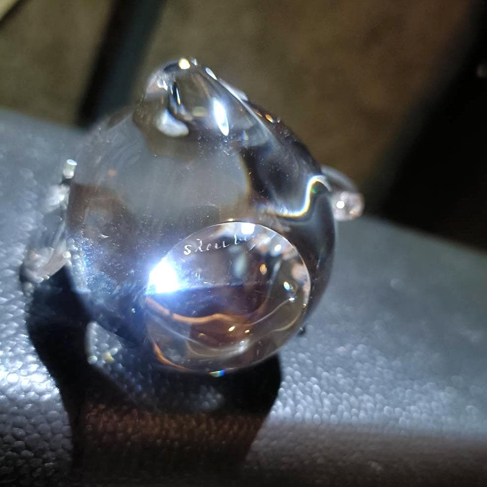 スチューベングラス【Steuben Galss】幸運の三羽セット