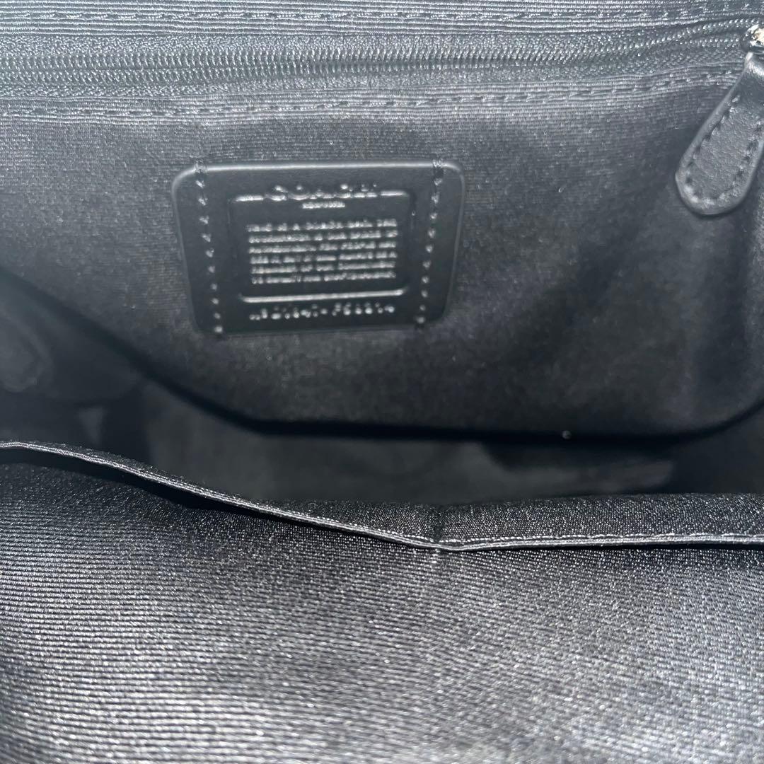 ★新品未使用★ COACH コーチ シグネチャー リュック バックパック 黒