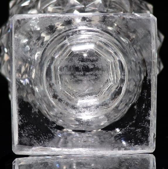 オールド・バカラ 1830年 希少モデル ダイヤモンドカット 大型切子花瓶