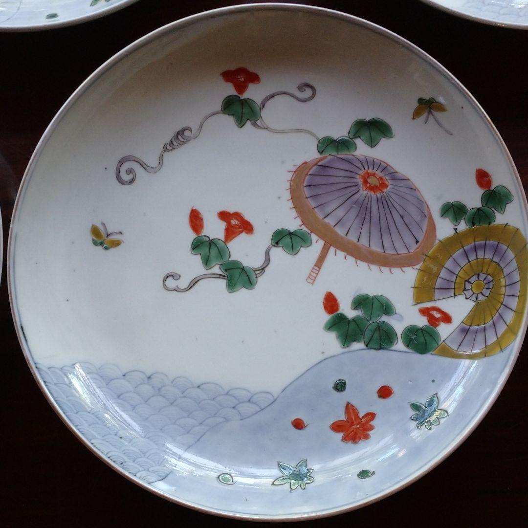 【骨董】伊万里有田焼 豪華5客揃い皿