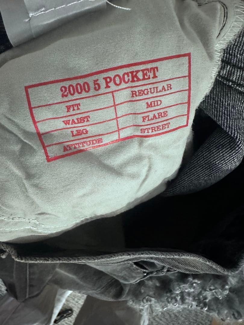 Diesel ダークグレー ワイドレッグデニム　ダメージ