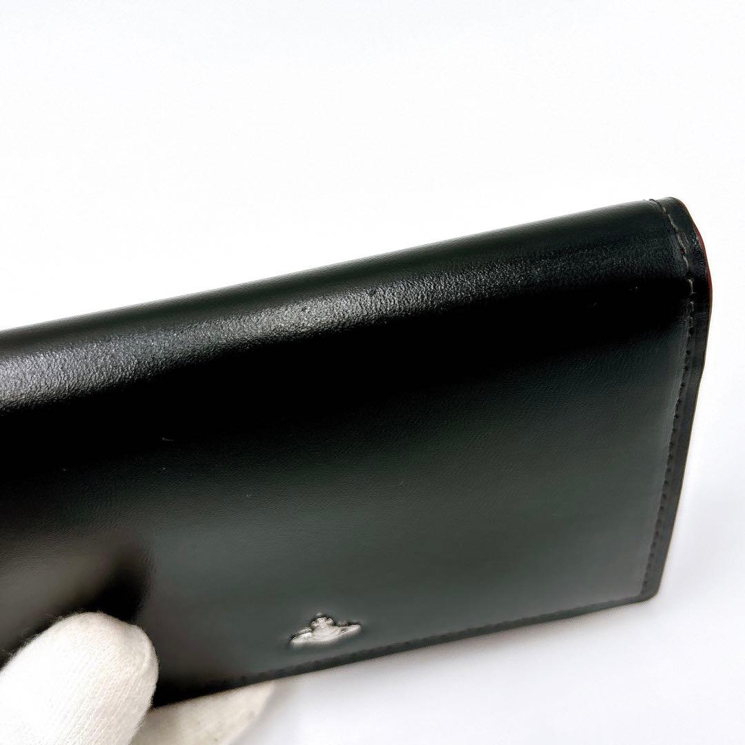 【OJI_STEEL】極美品 ＊ ヴィヴィアン レザー オーブ 名刺入れ