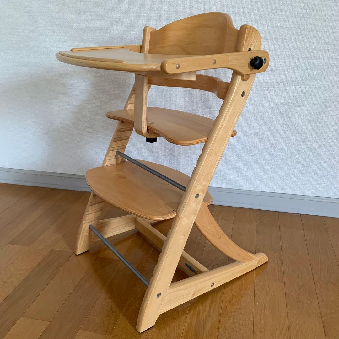 大和屋 すくすくチェアイーエヌテーブル&ガード付 ベビーチェア 送料込み