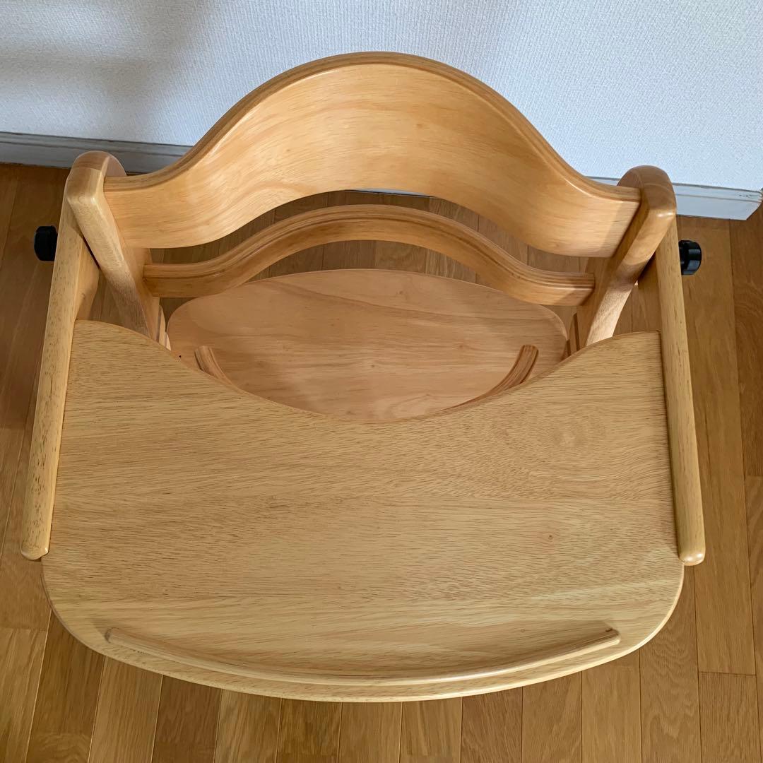 大和屋 すくすくチェアイーエヌテーブル&ガード付 ベビーチェア 送料込み