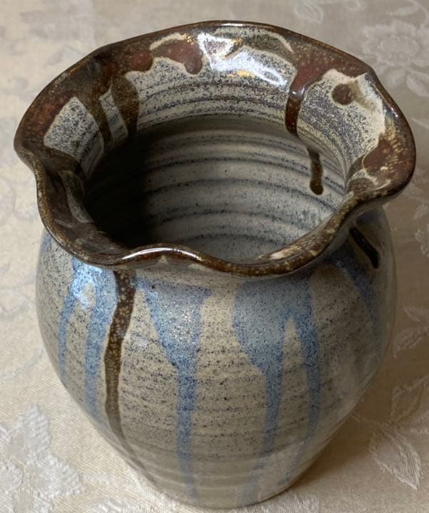 陶器　花瓶　花器　Nichols Pottery NC ノースカロライナ