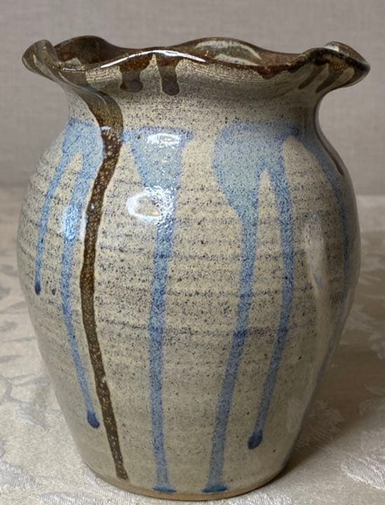 陶器　花瓶　花器　Nichols Pottery NC ノースカロライナ