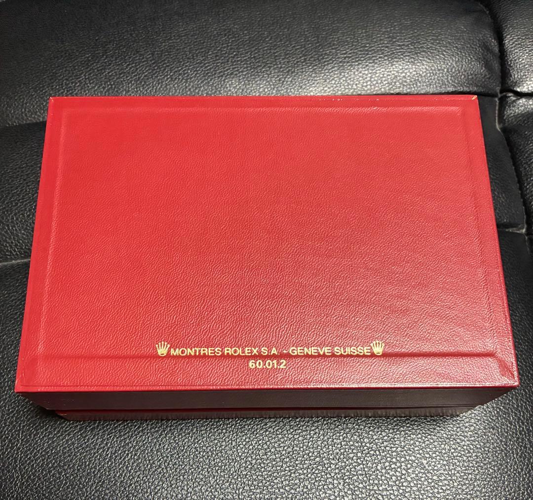 ROLEX 時計ケース レッド刺繍入り