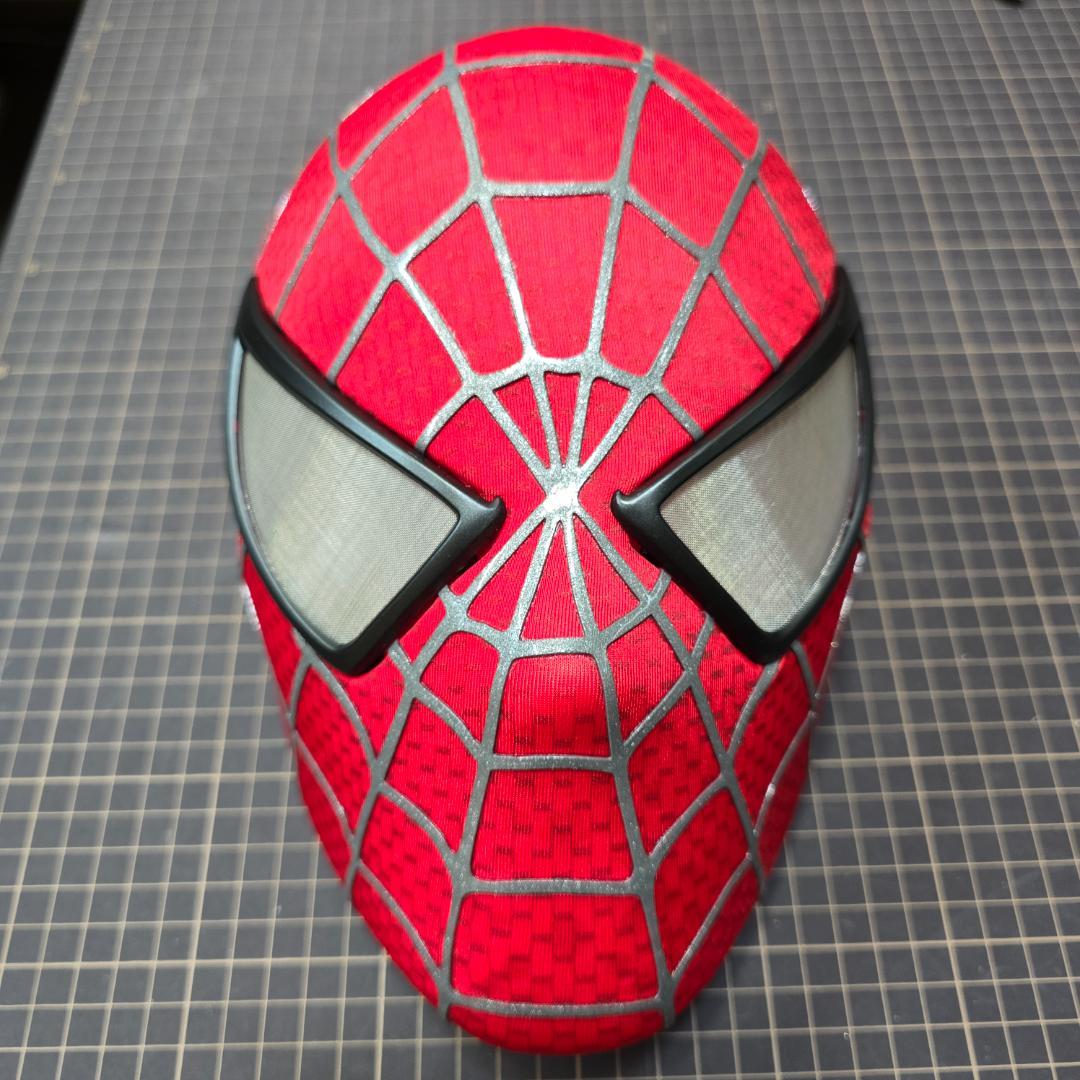 スパイダーマン　マスク　　コスプレ　1/1　 3Dシェルマスク　即日発送！