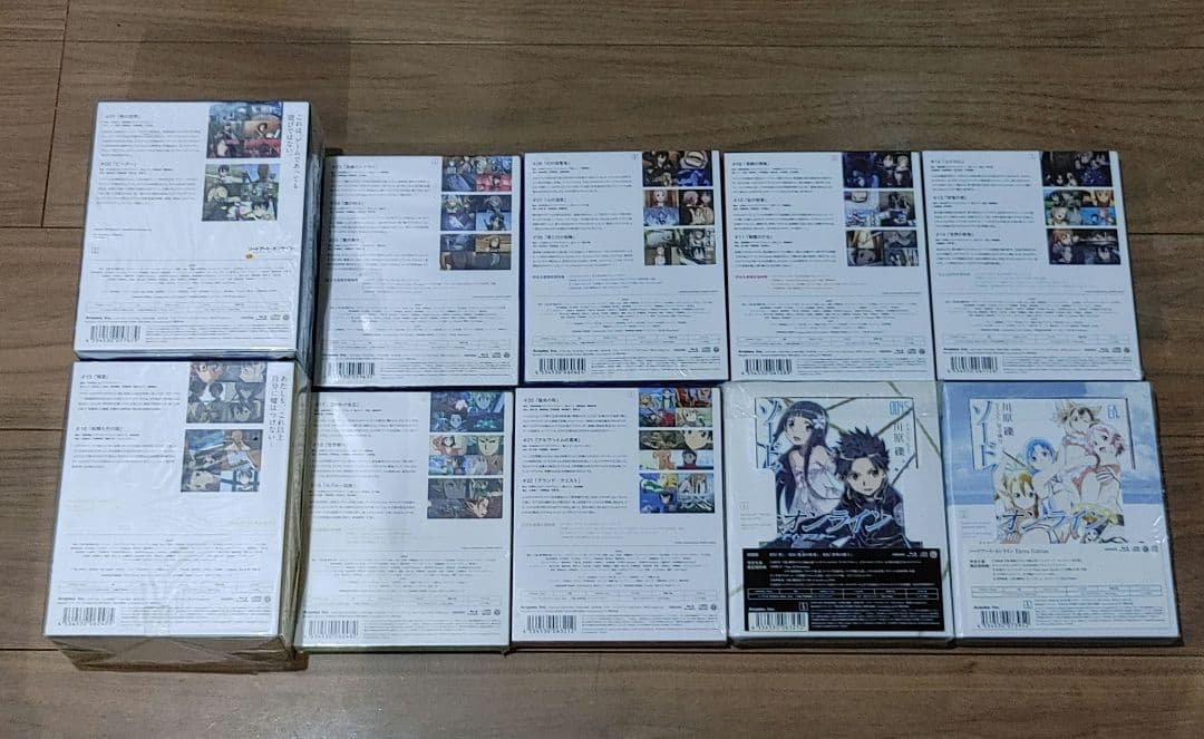 新品 ソードアート・オンライン Blu-ray 限定版　全9巻　EXセット