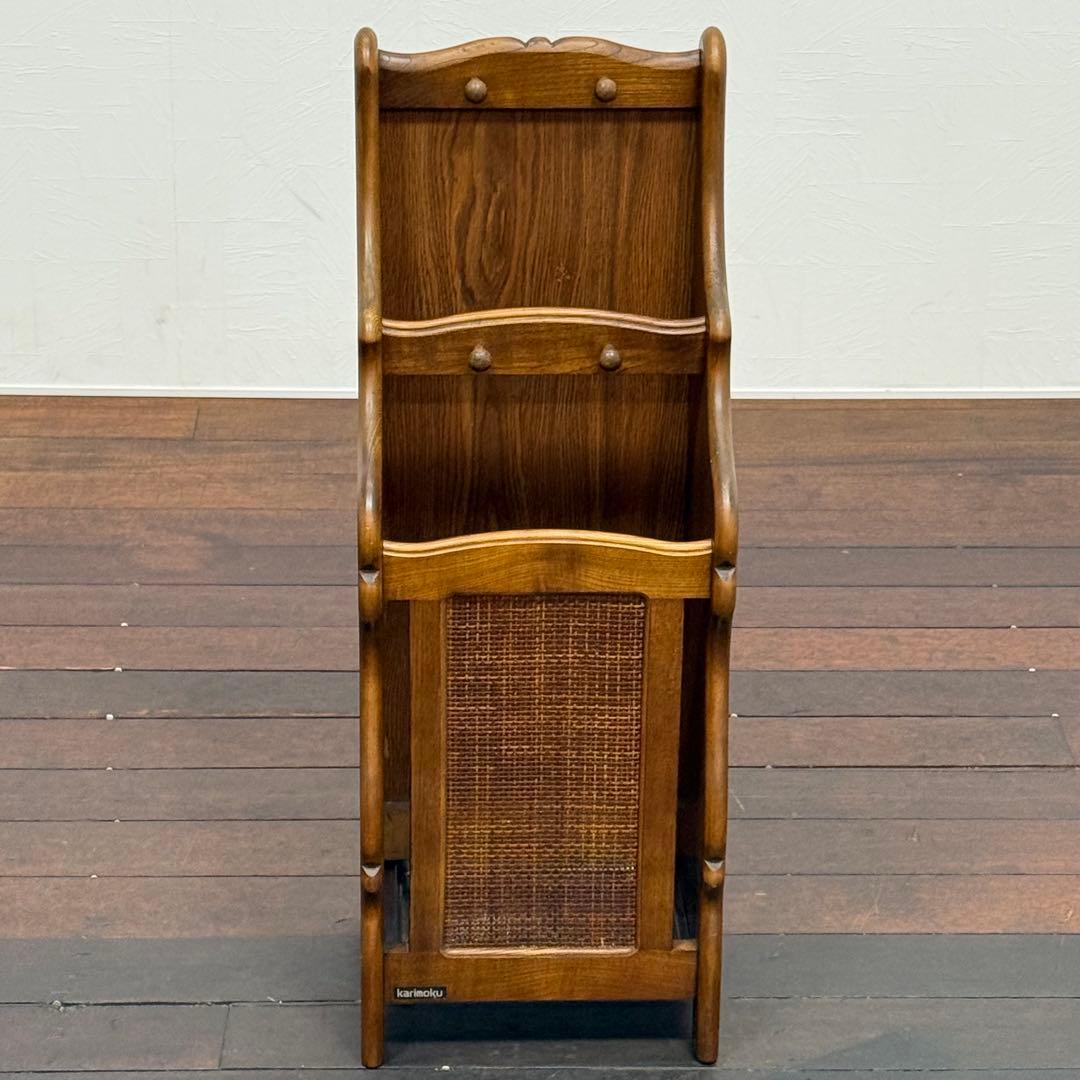 H21K56a カリモク karimoku 傘立て ラタン