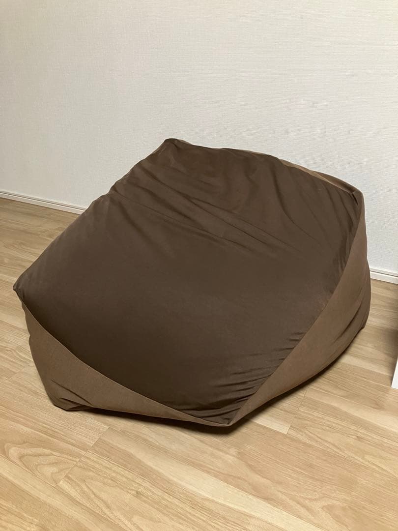 ヒトをダメにするソファー　ブラウン ビーズクッション