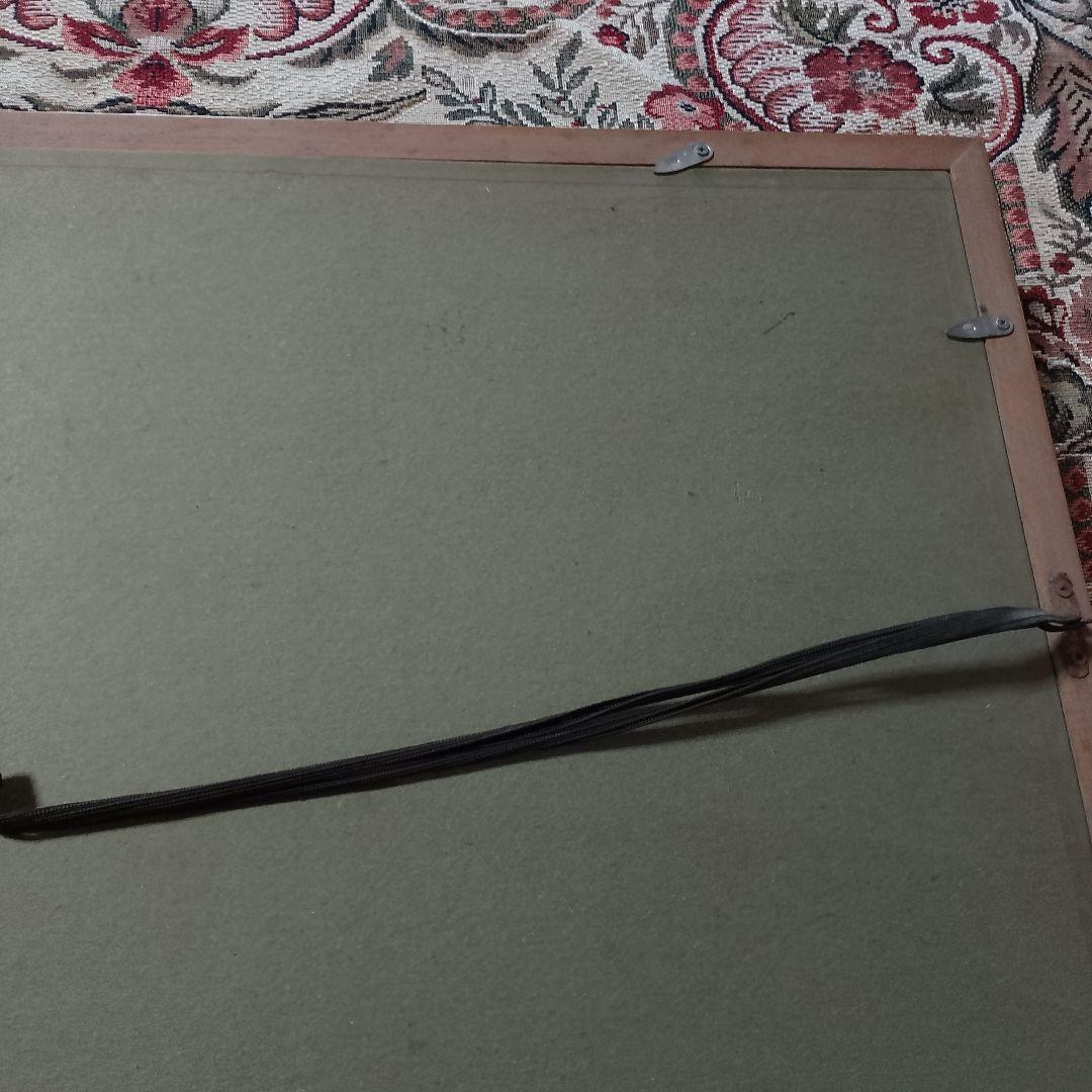 ★スピード発送★送料込★家紋【純金メッキ】純金鍍金　銅　高級木製額縁 　額受金具