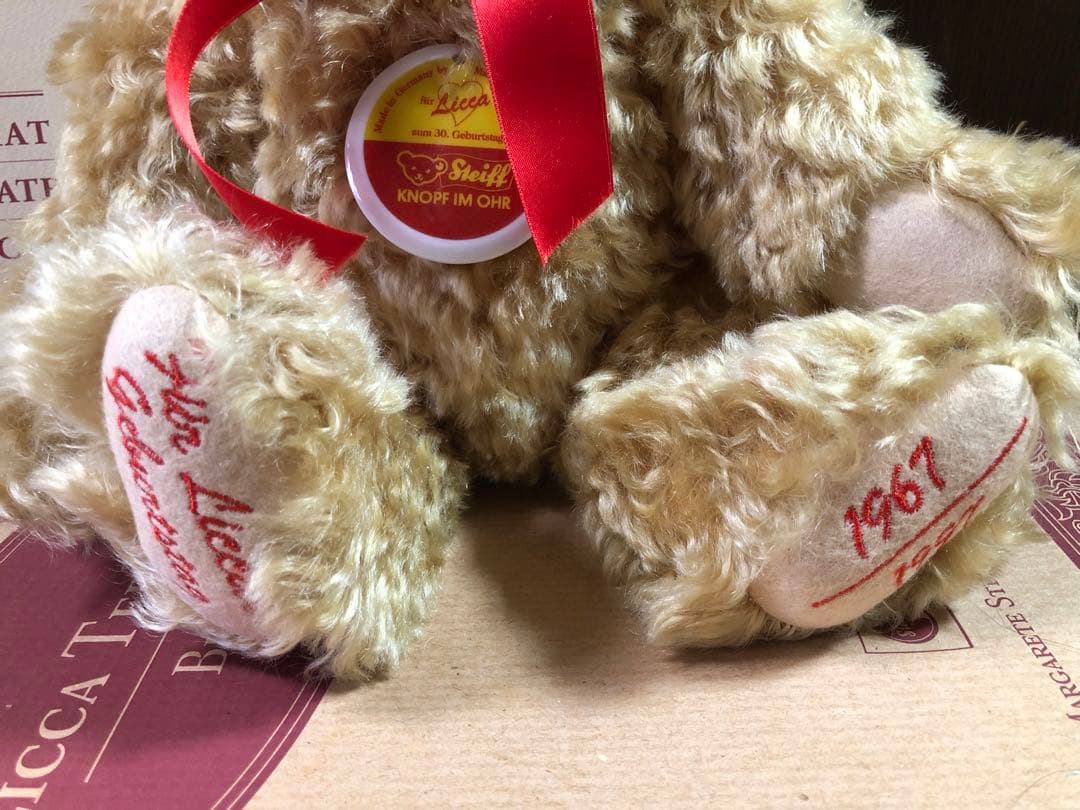 シュタイフ テディベア1997年発売リカちゃん生誕30周年記念ベア