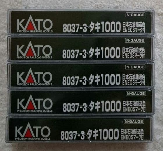KATO　8037-3　タキ1000　日本石油輸送色　ENEOSマーク付　5両