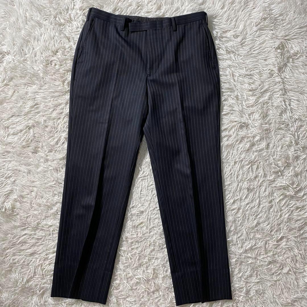 【極美品】バーバリーブラックレーベル　セットアップスーツ　通年ウール　シルク混