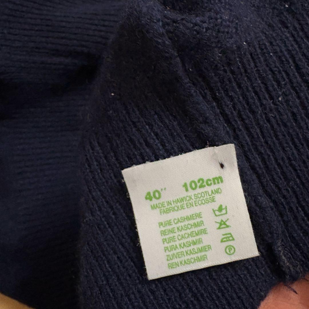 Johnstons of Elgin ネイビー セーター