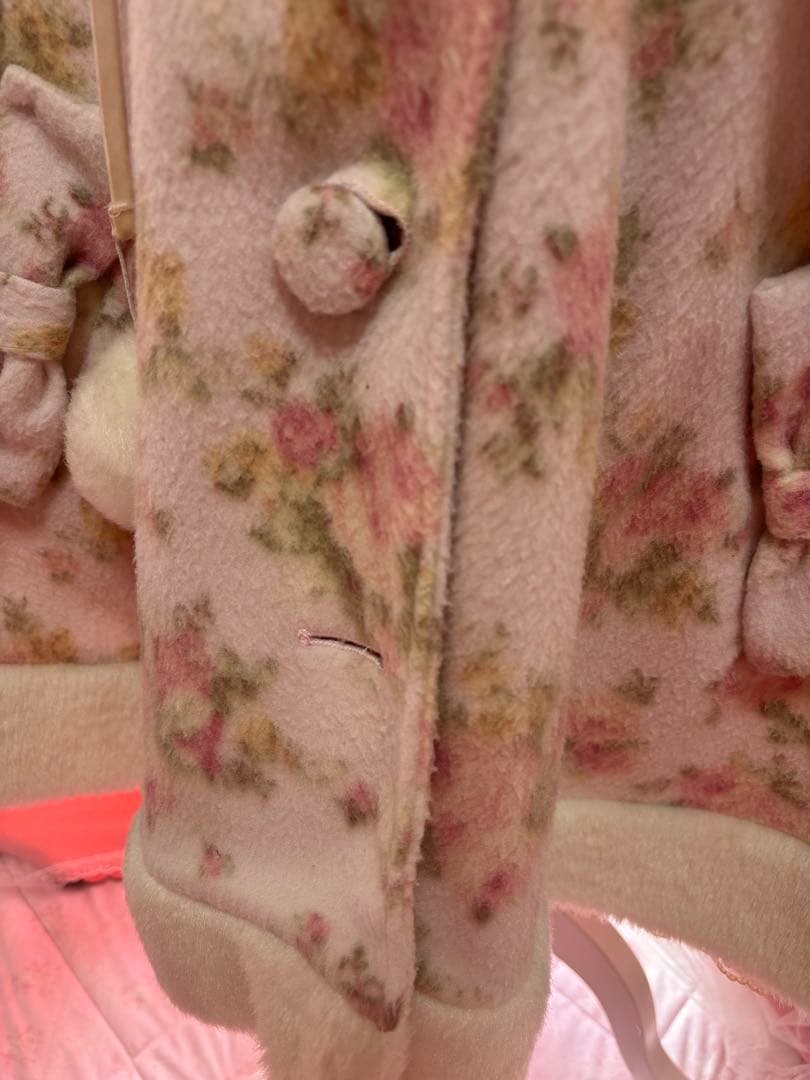 リズリサ お花柄ポンチョ