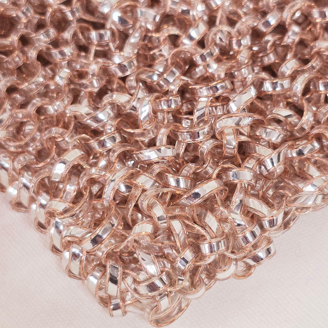 極美品✨アンテプリマ ピンク シルバー ミディアム チェーン