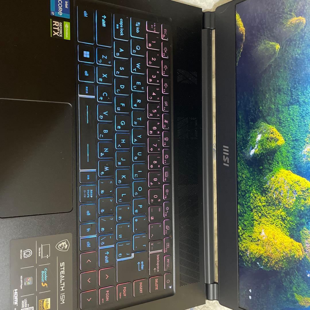 Windowsノート本体 MSI Stealth 15M NVIDIA GeForce RTX 3060