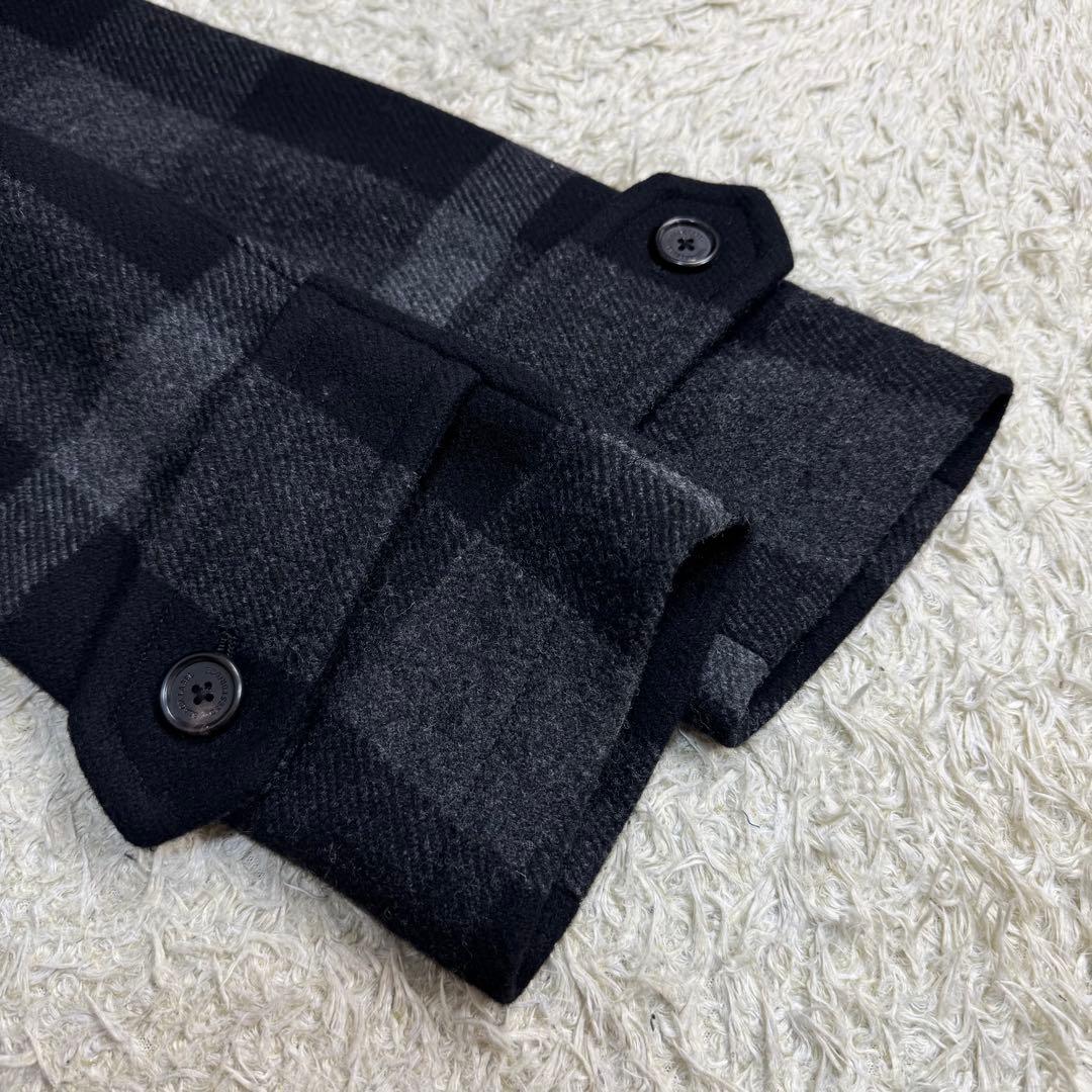 ブラックレーベルクレストブリッジ　ダッフルコート　メンズ　ノバチェック　Mサイズ