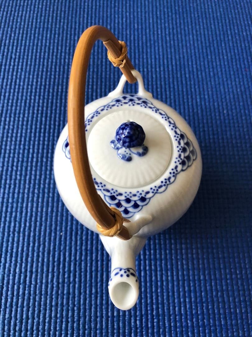 【未使用・箱付き】ロイヤルコペンハーゲン プリンセス 急須と湯呑みセット