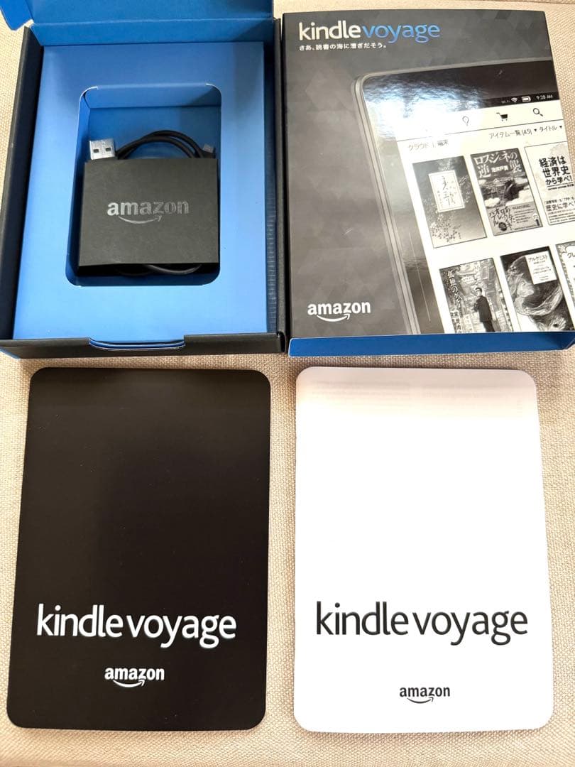 Amazon Kindle Voyage 電源ケーブル・外箱・取扱説明書付き
