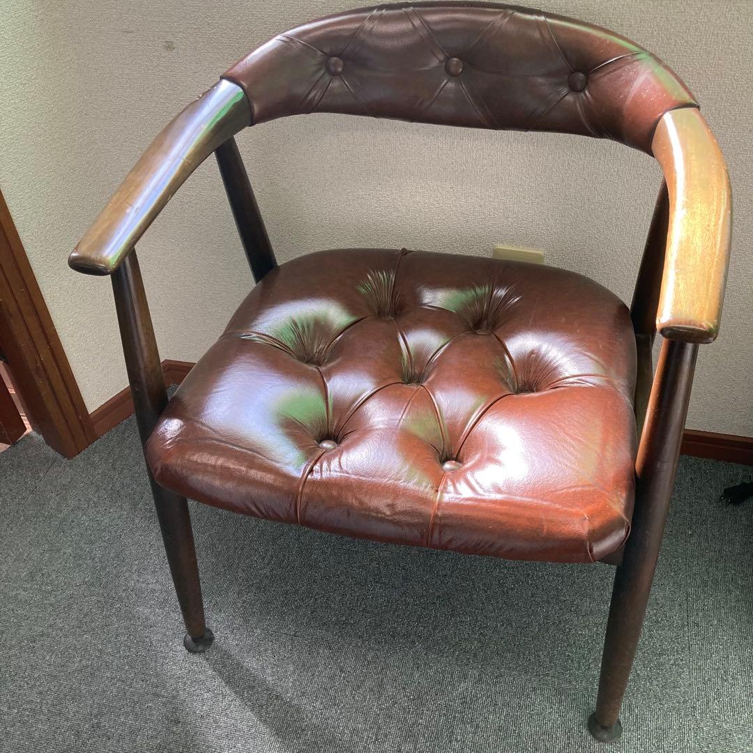 激レア　辻木工 レトロ 木製 アームチェア TSUJI 椅子 イス ビンテージ
