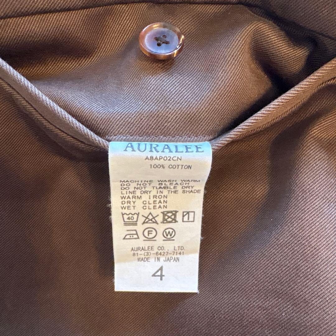 パンツ auralee washed finx chino tapered pants4