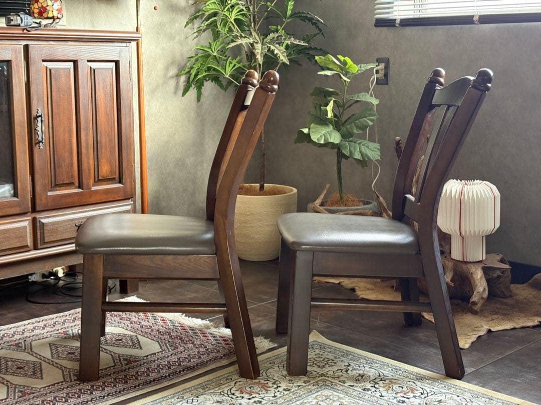 ②Hikari 　レトロ　アンティーク　ビンテージ　スポークチェア nZ　　nZ