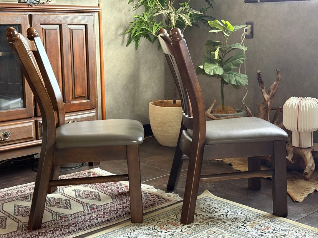 ②Hikari 　レトロ　アンティーク　ビンテージ　スポークチェア nZ　　nZ