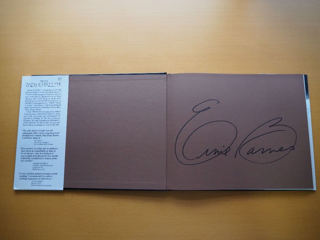 洋書 FROM PADS TO PALETTE / ERNIE BARNES