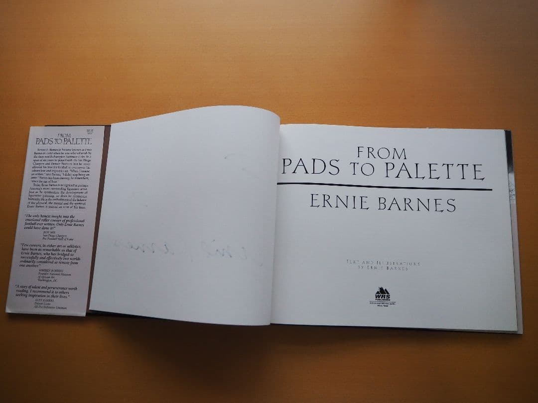 洋書 FROM PADS TO PALETTE / ERNIE BARNES
