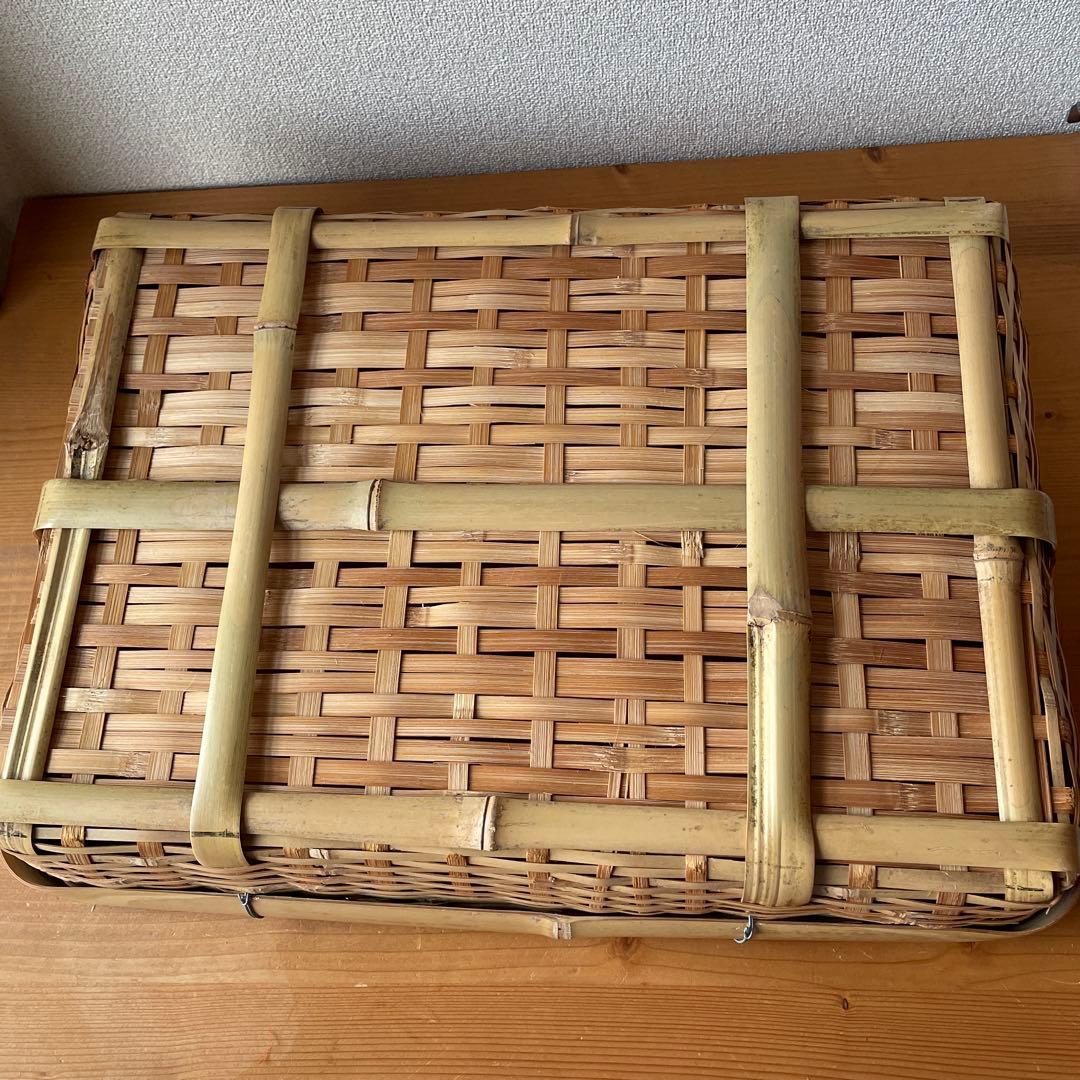 昭和レトロ　竹籠　カゴ