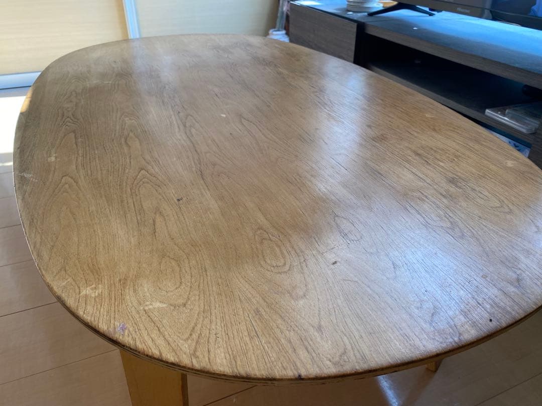 無印良品　ローテーブル　ラウンド