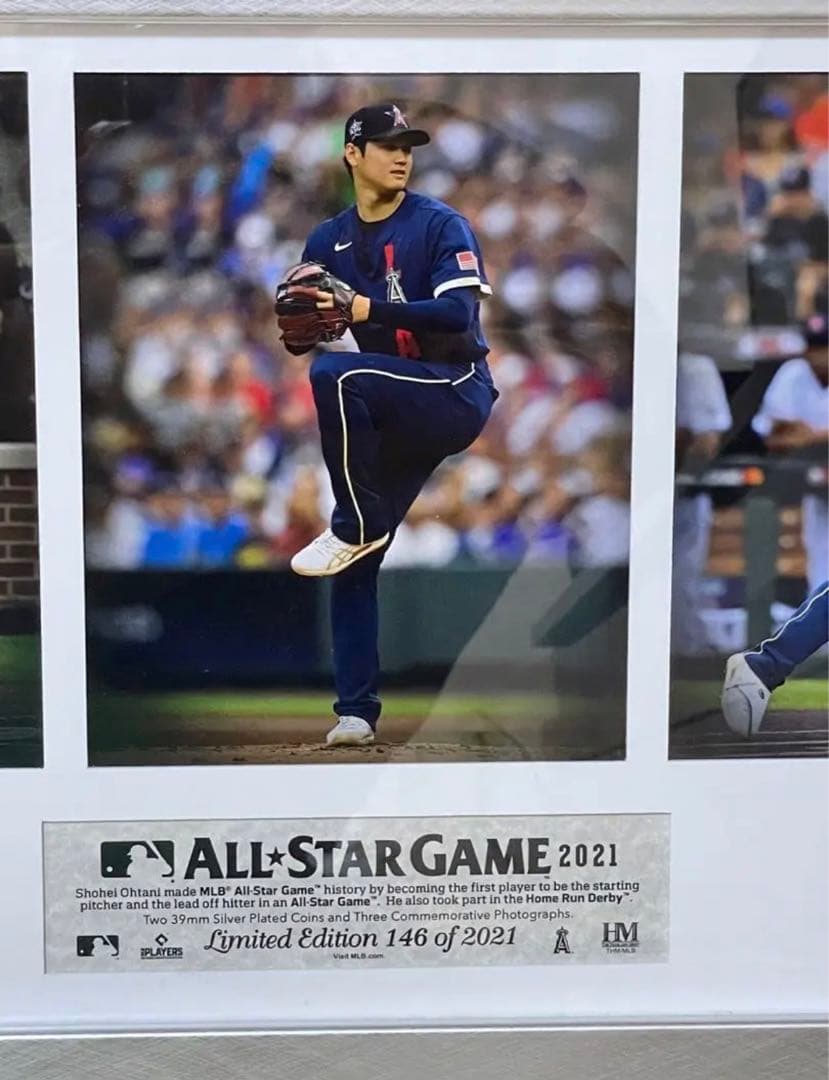 大谷翔平選手 MLBオールスターゲーム 2021初出場　貴重な二刀流写真