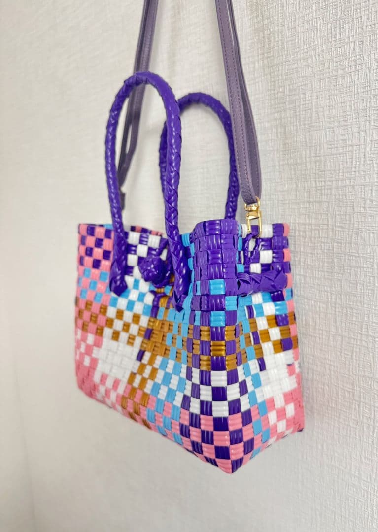 【専用】　プラカゴ　メルカド　横長　トートバッグ　パサール　ブラック 1228