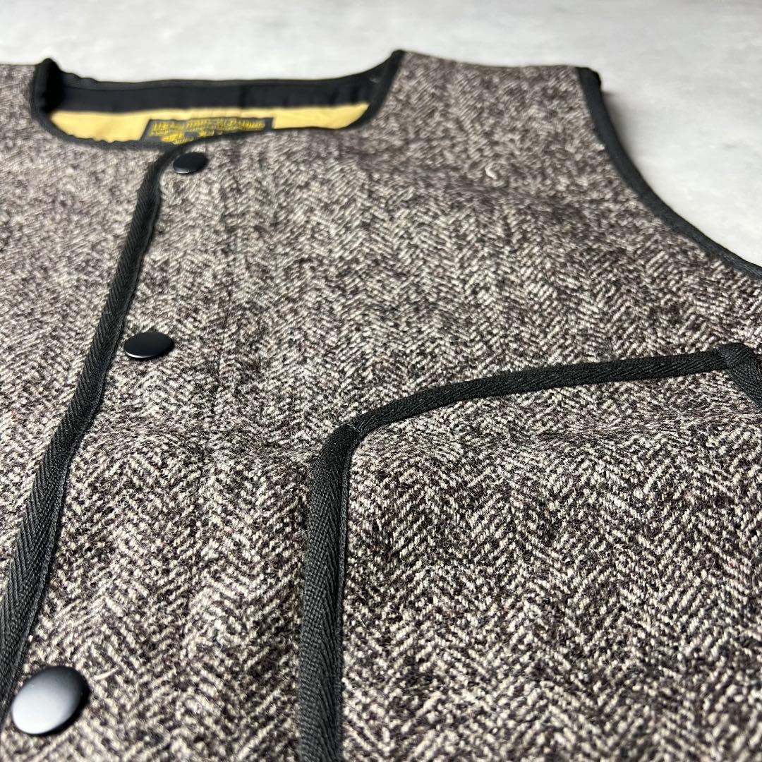 ✅新品　ベスト　ジレ　ウール　復刻　ブラウン　ブラウンズビーチ似　アメカジ　XL