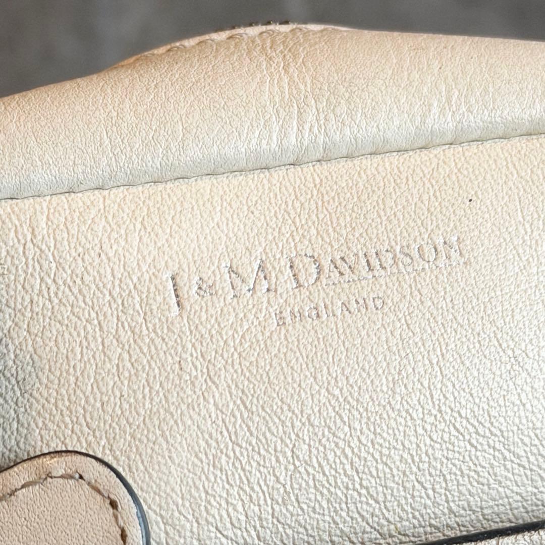 ⭐️ジェイアンドエムデヴィッドソン⭐️ペブル チェーン ショルダーバッグ ホワイト