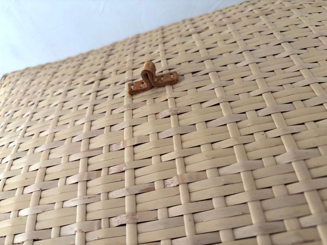 蓋付きバスケット　かご　つづら　行李　こおり　大