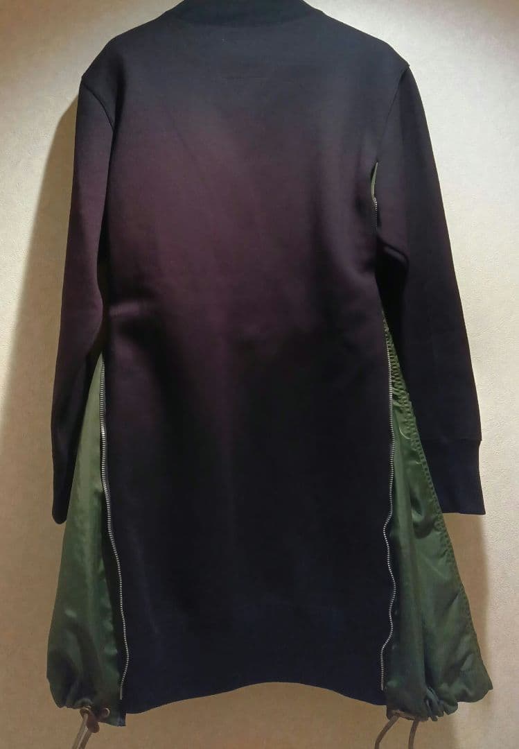 トップス sacai Sponge Sweat Nylon Twill Dress
