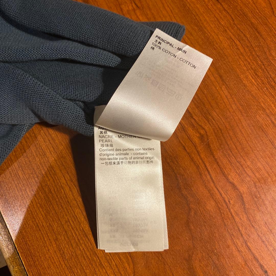 値下げ　Louis Vuitton ネイビー ニット サマープルオーバー