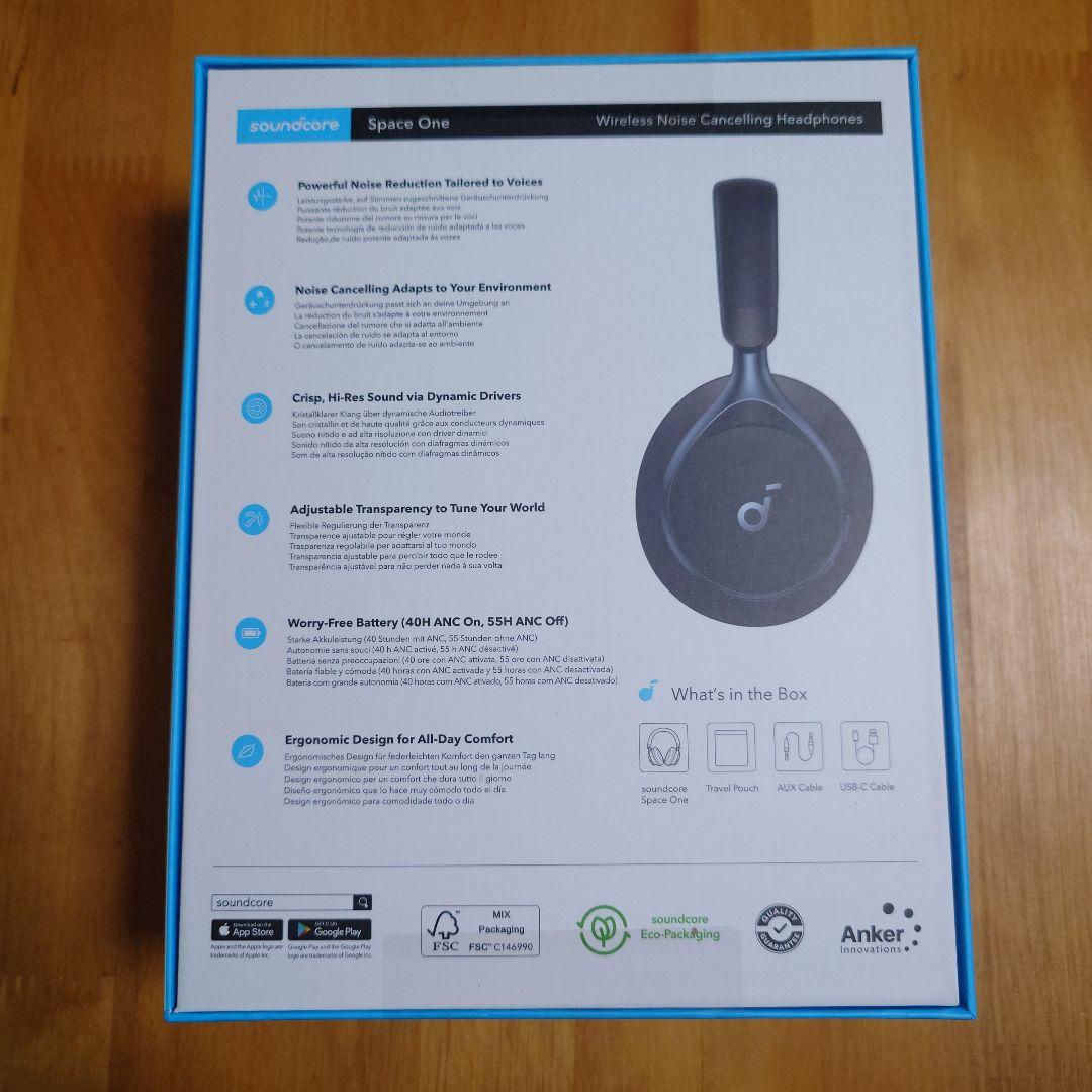 Anker soundcore space one ブラック