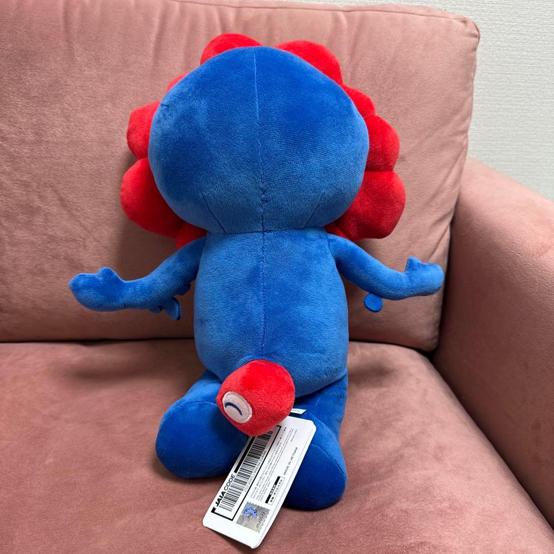 EXPO 2025 ミャクミャク　BIGぬいぐるみ　スキップ　笑顔