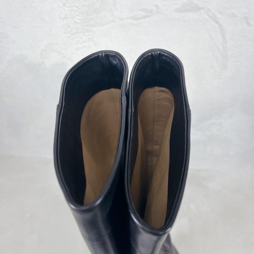 定価13万❗️ペリーコ METRO ロングブーツ 8cm BLACK 38