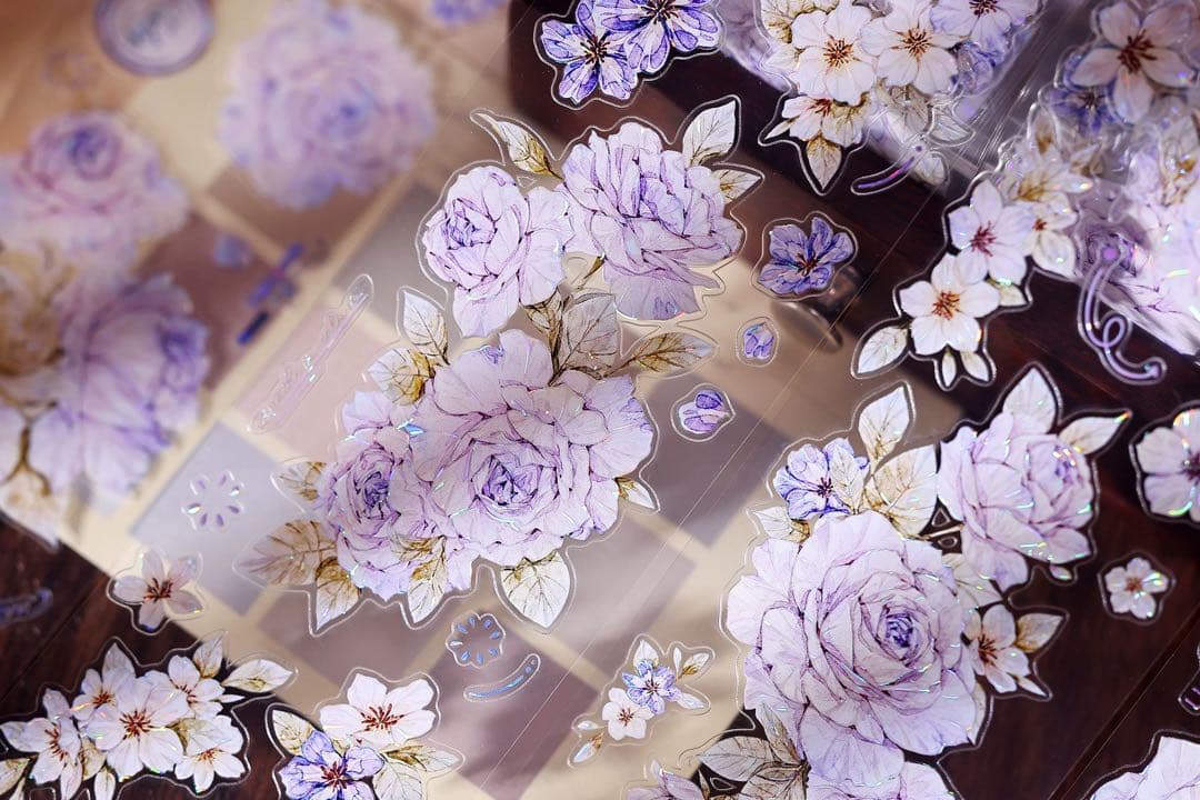 ⭐️SALE⭐️小白家文創《蔷薇诗》海外マスキングテープ マステ 【2759】