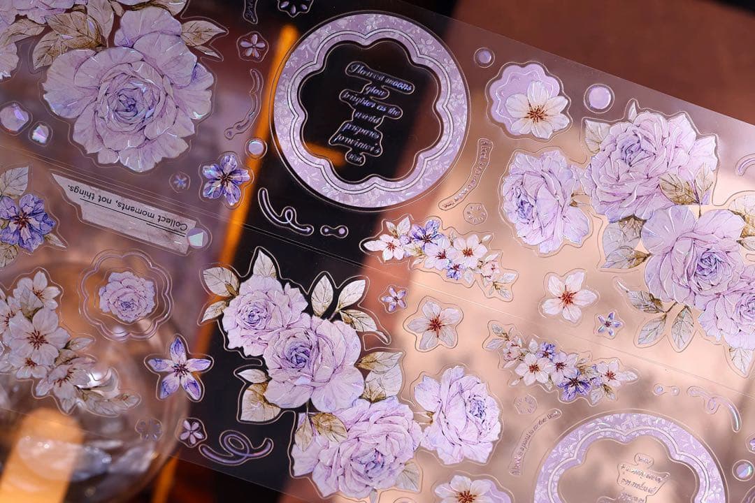 ⭐️SALE⭐️小白家文創《蔷薇诗》海外マスキングテープ マステ 【2759】